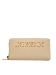LOVE MOSCHINO Portfel JC5611PP1PKD0129 Beżowy. Brązowe portfele Love Moschino, bez wzorów, ze skóry. Za 439.99 zł.