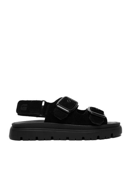 G-Star Raw Sandały CEO-WI16-MARS-01 Czarny. Czarne sandały G-Star Raw, bez wzorów, ze skóry, retro, bez obcasa, na płaskiej podeszwie, bez zapięcia. Za 133.99 zł.