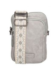 Beagles Torebka "Malaga" w kolorze szarym na telefon - 12 x 19 x 2 cm rozmiar: onesize. Szare torby na ramię Beagles, bez wzorów, z materiału, przez ramię, małe, bez dodatków. Za 65.99 zł.