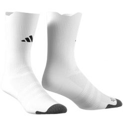 Skarpety piłkarskie adidas Light. Białe skarpety Adidas, bez wzorów. Za 49.00 zł.