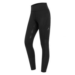 Damskie legginsy jeździeckie z wysokim stanem i pełną przyczepnością ELT Hanna. Niebieskie legginsy ELT, bez wzorów, z elastanu, z podwyższonym stanem. Za 328.50 zł.