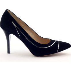 Czółenka damskie szpilki Anis 4474 czarne. Czarne szpilki Anis, z aplikacjami, ze skóry, eleganckie, bez obcasa, na obcasie, bez zapięcia. W wyprzedaży za 259.00 zł.