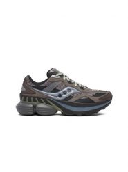Saucony Sneakersy w kolorze brązowym rozmiar: 43. Brązowe trampki Saucony, bez wzorów, bez zapięcia. Za 390.92 zł.