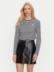 Calvin Klein Jeans Bluzka J20J224549 Czarny Regular Fit. Czarne bluzki Calvin Klein Jeans, xxs, bez wzorów, z bawełny, bez kołnierzyka, bez ramiączek. Za 229.99 zł.