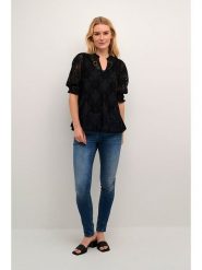 CULTURE Bluzka w kolorze czarnym rozmiar: XL. Czarne bluzki Culture, xl, bez wzorów, bez kołnierzyka, bez ramiączek. Za 113.95 zł.