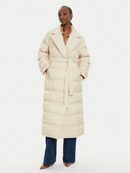 PINKO Płaszcz zimowy Taccuino 103829 A0L5 Écru Regular Fit. Płaszcze Pinko, na zimę, l, bez wzorów, z syntetyku, bez kaptura. Za 1,849.00 zł.