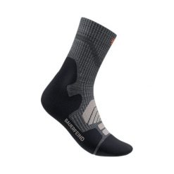 Skarpetki średniej wysokości z wełny merino Bauerfeind Outdoor Merino. Szare skarpety BAUERFEIND, bez wzorów, ze skóry. Za 151.00 zł.