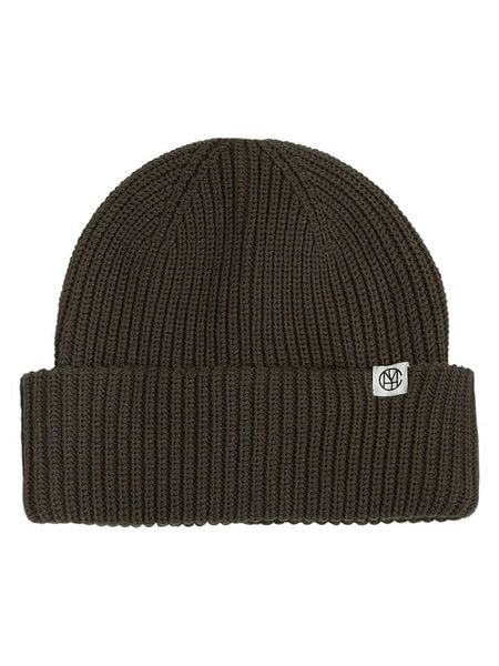 MOSS COPENHAGEN Czapka "Galine" w kolorze khaki rozmiar: onesize. Brązowe czapki Moss Copenhagen, bez wzorów, z materiału. Za 86.78 zł.