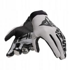 Rękawice rowerowe dla dorosłych Dainese HGR Gloves Grey. Szare rękawiczki Dainese, bez wzorów, sportowe. Za 229.99 zł.
