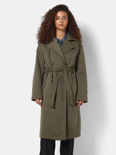 Noisy May Trencz Manya 27028990 Zielony Regular Fit. Zielone płaszcze Noisy may, s, bez wzorów, z syntetyku, bez kaptura. Za 199.99 zł.