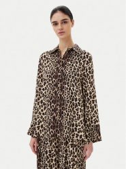 ViCOLO Koszula TD1430 Beżowy Regular Fit. Brązowe koszule ViCOLO, s, bez wzorów, z wiskozy, bez kołnierzyka, bez ramiączek. Za 289.99 zł.