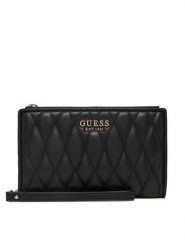 Guess Duży Portfel Damski Valla Slg SWQG81 22157 Czarny. Czarne portfele Guess, z aplikacjami, ze skóry. Za 249.99 zł.