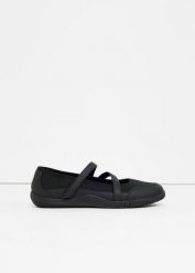 Baleriny barefoot z elastyczną podeszwą. Czarne baleriny bonprix, bez zapięcia. Za 99.99 zł.