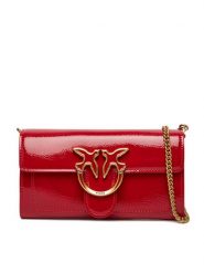PINKO Torebka Love One Wallet C PE25 PLTT 100062 A1UV Czerwony. Czerwone torebki klasyczne Pinko, bez wzorów, ze skóry, bez dodatków. Za 969.99 zł.