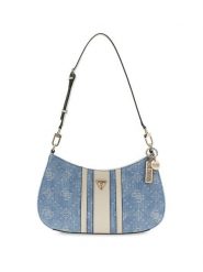 Guess Torebka Noelle II HWDL96 72180 Niebieski jasny. Niebieskie listonoszki Guess, z aplikacjami, z materiału, bez dodatków. Za 506.99 zł.