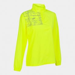 Bluza do biegania damska Joma Elite VIII. Żółte bluzy Joma, s, z aplikacjami, z materiału, bez kaptura. Za 101.83 zł.