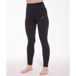 Legginsy damskie Brubeck JOGA MERINO. Szare legginsy sportowe Brubeck, bez wzorów, na jogę i pilates. Za 199.99 zł.