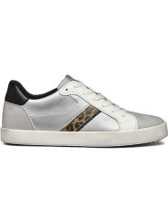 Geox Sneakersy "Blomiee" w kolorze srebrnym rozmiar: 36. Szare trampki Geox, bez wzorów, bez zapięcia. Za 223.99 zł.