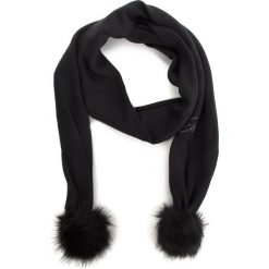 Szal LIU JO - Sciarpia Maglia A19258 M0300 Nero 22222. Czarne szaliki Liu Jo, bez wzorów, z materiału. W wyprzedaży za 209.00 zł.
