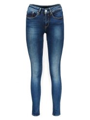 Herrlicher Dżinsy - Skinny fit - w kolorze niebieskim rozmiar: W24/L30. Niebieskie jeansy Herrlicher, l, z aplikacjami. Za 110.04 zł.