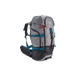 Plecak trekkingowy Forclaz 50 l. Szare plecaki QUECHUA, bez wzorów, z materiału. Za 129.99 zł.