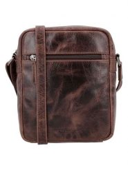 HIDE & STITCHES Skórzana torebka w kolorze brązowym - 19 x 23 x 6 cm rozmiar: onesize. Brązowe torby na ramię HIDE & STITCHES, bez wzorów, z materiału, na ramię, bez dodatków. Za 165.99 zł.