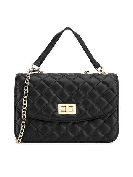 Badura Torebka TYL00493 Czarny. Czarne listonoszki Badura, bez wzorów, z materiału, bez dodatków. Za 199.99 zł.