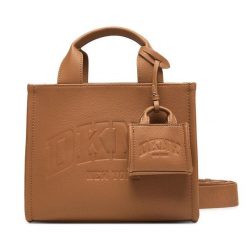 Torebka DKNY. Brązowe torebki klasyczne DKNY, bez wzorów, bez dodatków. Za 609.99 zł.