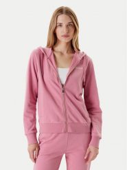 Guess Bluza O5RQ01 KCO31 Różowy Regular Fit. Czerwone bluzy Guess, xl, z aplikacjami, z bawełny, bez kaptura. Za 299.99 zł.