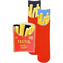 Tastic Unisex Skarpetki Pommes w pudełku prezentowym 36-41. Skarpety SUMMERTASTIC, bez wzorów. Za 138.99 zł.