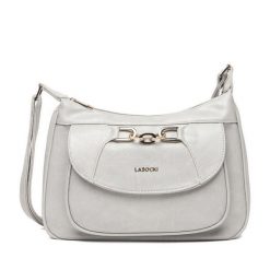Torebka Lasocki. Szare listonoszki Lasocki, bez wzorów, bez dodatków. Za 189.99 zł.