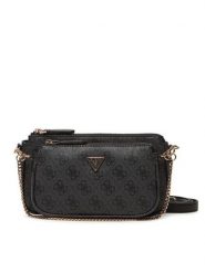 Guess Torebka Noelle II Mini HWBG96 72710 Szary. Szare listonoszki Guess, z aplikacjami, ze skóry, bez dodatków. Za 549.99 zł.