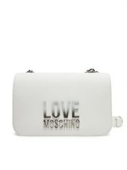 LOVE MOSCHINO Torebka JC4254PP0MKD0100 Biały. Białe torebki klasyczne Love Moschino, bez wzorów, ze skóry, bez dodatków. Za 569.99 zł.