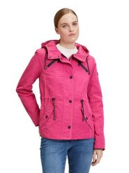 AMBER & JUNE Kurtka przejściowa w kolorze różowym rozmiar: 40. Różowe kurtki AMBER & JUNE, bez wzorów, bez kaptura. Za 95.92 zł.