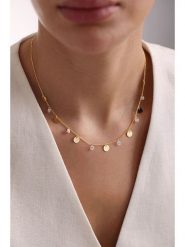 Lodie Silver Srebrny naszyjnik z elementami ozdobnymi - dł. 45 cm rozmiar: onesize. Szare naszyjniki Lodie Silver, z cyrkonią, srebrne. Za 96.83 zł.