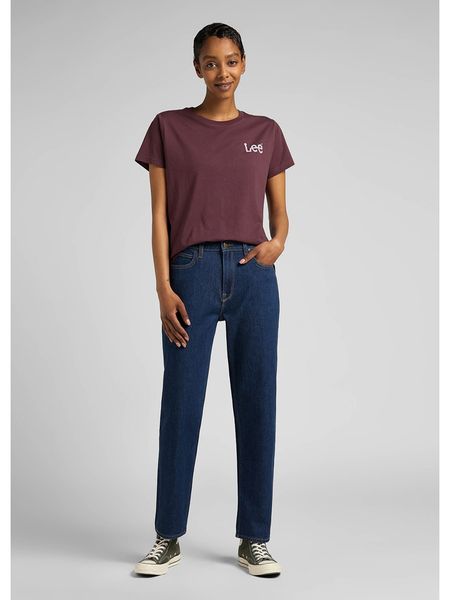 Lee Dżinsy "Carol" - Regular fit - w kolorze granatowym rozmiar: W28/L33. Niebieskie jeansy Lee, l, z aplikacjami. Za 203.45 zł.