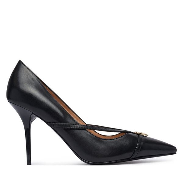 Szpilki LOVE MOSCHINO. Czarne szpilki Love Moschino, bez wzorów, bez obcasa, na szpilce, bez zapięcia. Za 1,059.00 zł.