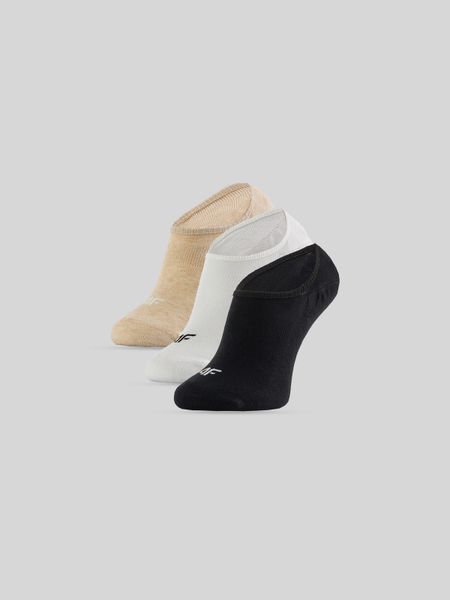 4F Skarpetki stopki (3-pack) damskie - multikolor 39-42. Skarpety 4f, bez wzorów. Za 49.99 zł.