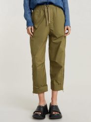 G-Star Spodnie w kolorze khaki rozmiar: W28. Brązowe spodnie materiałowe G-Star, s, bez wzorów, z materiału, z podwyższonym stanem. Za 171.95 zł.