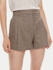 MAX&Co. Szorty materiałowe Elmi 2416141014200 Brązowy Regular Fit. Brązowe szorty MAX&Co., bez wzorów, z bawełny. Za 199.99 zł.