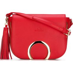 Torebka damska. Czerwone listonoszki Wittchen, bez wzorów, ze skóry, boho, bez dodatków. W wyprzedaży za 259.90 zł.