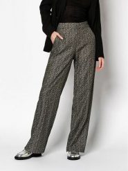 Rosner Spodnie "Mara" w kolorze kremowo-czarnym rozmiar: 36/L30. Czarne spodnie materiałowe Rosner, l, bez wzorów, z materiału, z podwyższonym stanem. Za 209.33 zł.