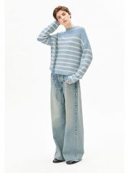 Armedangels Sweter ''Merinaa'' w kolorze błękitnym rozmiar: S. Niebieskie swetry ARMEDANGELS, s, bez wzorów, z bawełny, bez ramiączek. Za 249.95 zł.