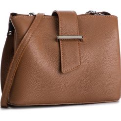 Torebka CREOLE - K10644 Brązowy. Brązowe listonoszki Creole, bez wzorów, ze skóry, bez dodatków. W wyprzedaży za 139.00 zł.
