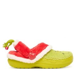 Klapki Crocs. Zielone klapki Crocs, bez wzorów, bez obcasa. Za 359.99 zł.