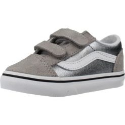 Buty VANS OLD SKOOL V MTLC Srebrny. Szare trekkingi Vans, z tkaniny, trekkingowe. Za 258.99 zł.