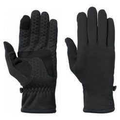 Rękawiczki trekkingowe Jack Wolfskin Allrounder. Czarne rękawiczki Jack Wolfskin, bez wzorów, sportowe. Za 169.99 zł.