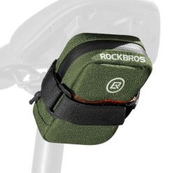 Torba rowerowa pod siodełko narzędziowa Rockbros F006. Zielone torebki klasyczne ROCKBROS, bez wzorów, bez dodatków. Za 59.99 zł.