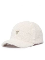 Guess Czapka z daszkiem J6BZ48 W4086 Kremowy. Białe czapki Guess, z aplikacjami, z poliesteru. Za 134.99 zł.