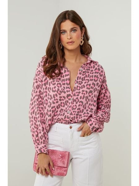 Lin Passion Bluzka w kolorze jasnoróżowym rozmiar: 36/38. Różowe bluzki Lin Passion, bez wzorów, z bawełny, klasyczne, bez kołnierzyka, bez ramiączek. Za 147.95 zł.